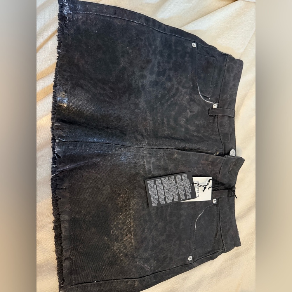 Forever 21 Black Mini Skirt